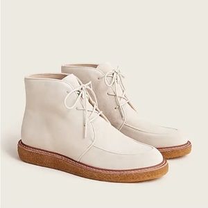 Suede lace-up desert boots